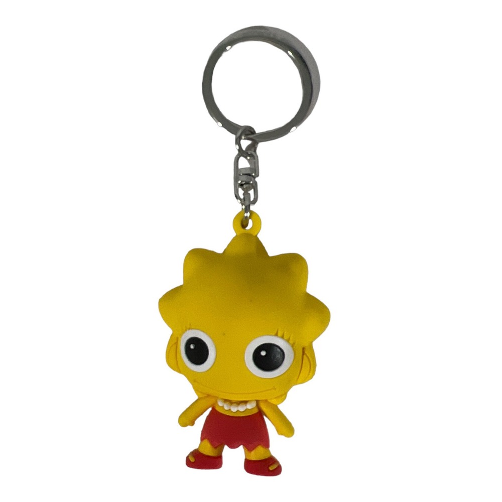 Monogram 3D Figural The Simpsons Collectible LISA SIMPSON Bag Clip Keychain